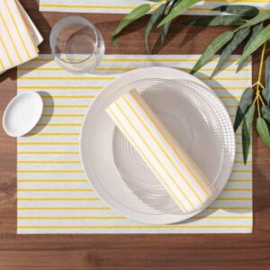 Mesa decorada con servilletas Drylace Costa Nova 40x40 cm - estilo náutico